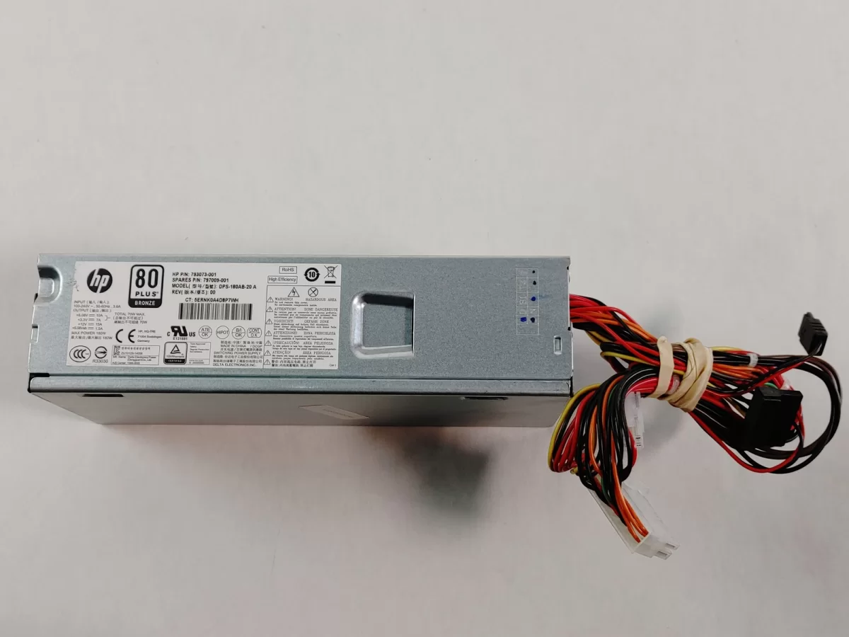Fuente HP ProDesk 400 G3 24 Pin 180W 793073-001 Usado