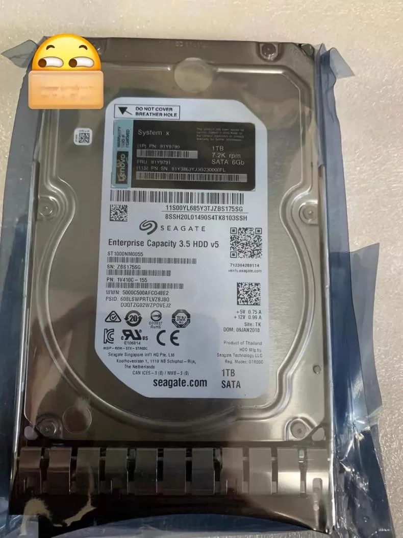 IBM 1TB 7.2K 6GBPS NL SATA-600 7200 RPM 3.5IN G2HS HARD DRIVE 81Y9791 81Y3863 - Usado Grantia 12 Meses