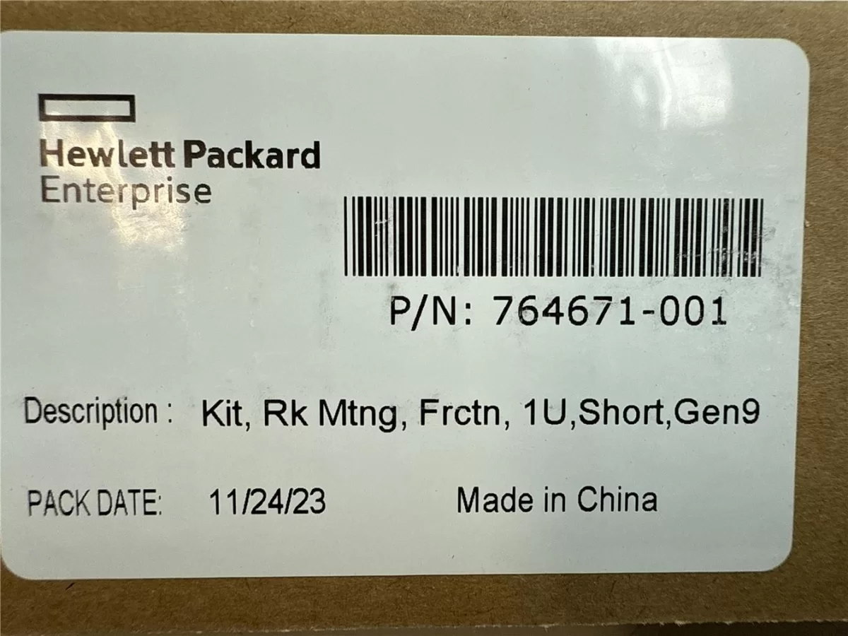 HP 1U Rack 764671-001 HP DL320e Gen8 Rail Kit