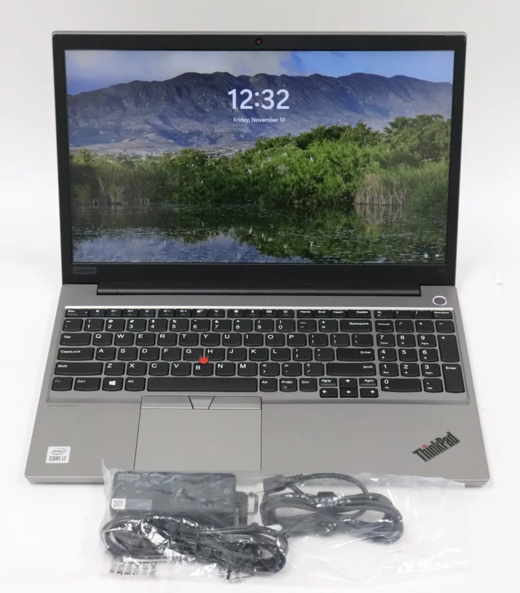 Notebook Lenovo ThinkPad E15 Intel i7-10510U 1.80GHz 16GB RAM, 500GB SSD Pantalla de 15.6 Teclado Ingles Windows 10 Professional - Equipo Usado Garantia 12 Meses